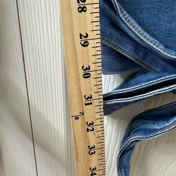 Highway Jeans Women's Size‎ 13 Distressed High-Rise Ankle Ties Jeans Blue - Picture 9 of 10